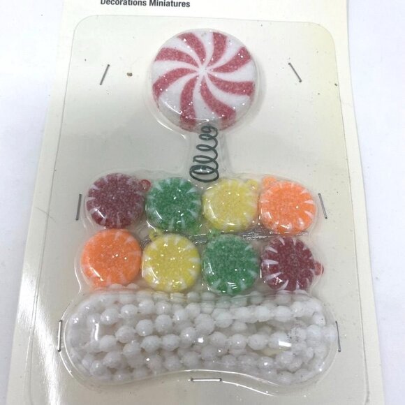 Michaels 10 Pc Merry Mini Ornaments Tree Topper Garland Candyland Nutcracker - Picture 6 of 6
